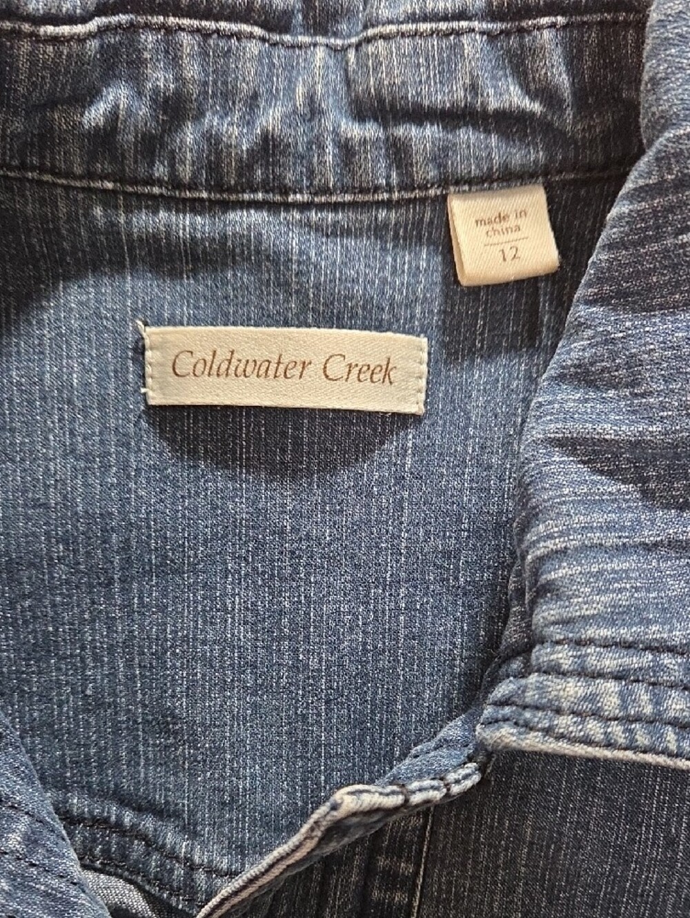 Coldwater Creek Blue Jean Jacket - Denim - Picture 3 of 4